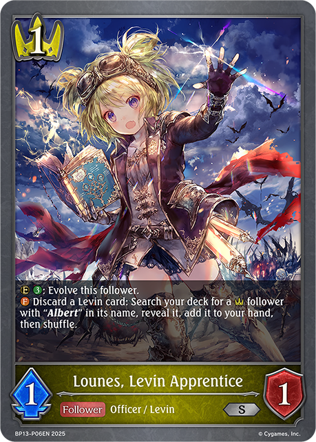 Lounes, Levin Apprentice 
