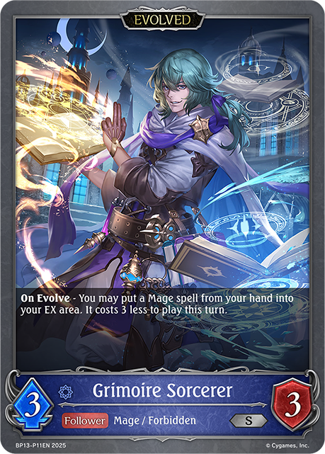 Grimoire Sorcerer (Evolved) 