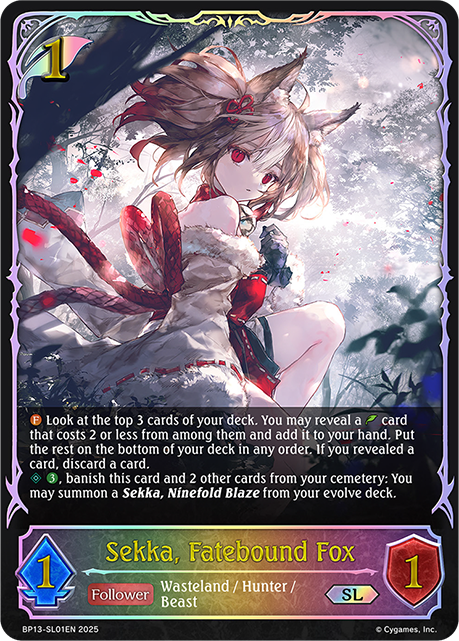 Sekka, Fatebound Fox 