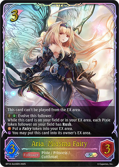 Aria, Miasma Fairy 