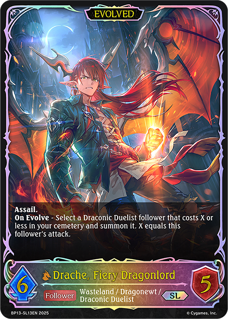 Drache, Fiery Dragonlord (Evolved) 