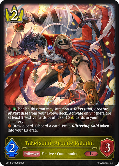 Taketsumi, Aconite Paladin