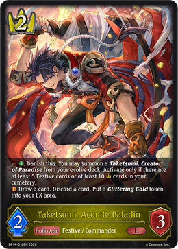 Taketsumi, Aconite Paladin