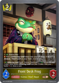 Front Desk Frog 