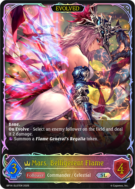 Mars, Belligerent Flame (Evolved) 