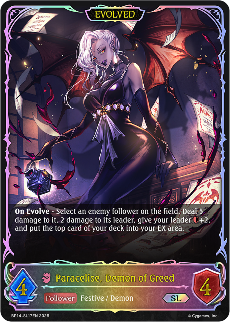 Paracelise, Demon of Greed (Evolved) 