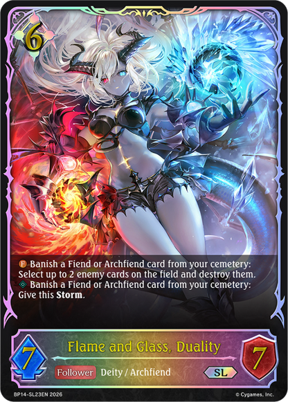 Flame and Glass, Duality 