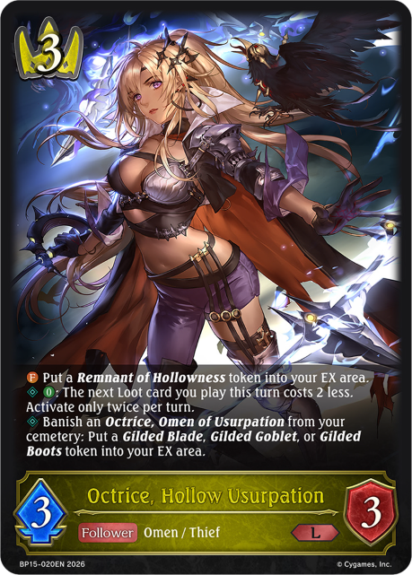 Octrice, Hollow Usurpation