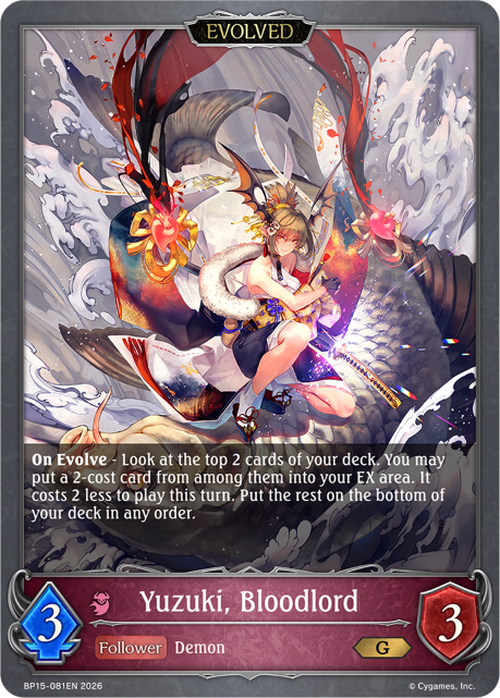 Yuzuki, Bloodlord (Evolved)