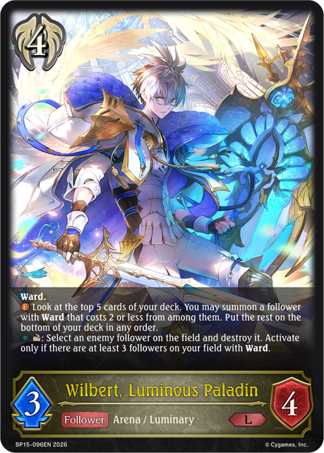 Wilbert, Luminous Paladin