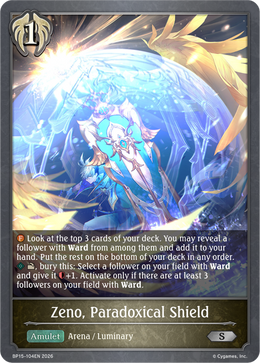 Zeno, Paradoxical Shield