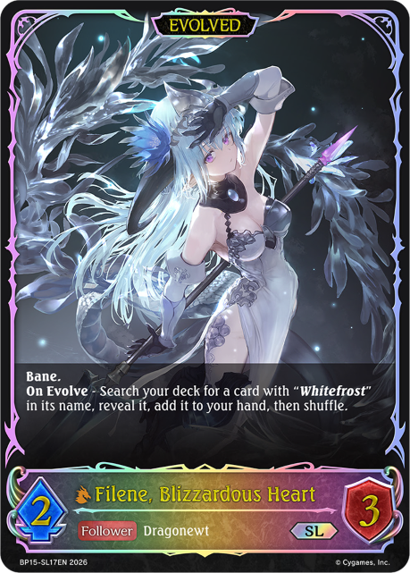 Filene, Blizzardous Heart (Evolved) 