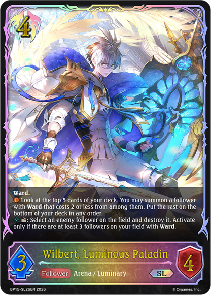Wilbert, Luminous Paladin 