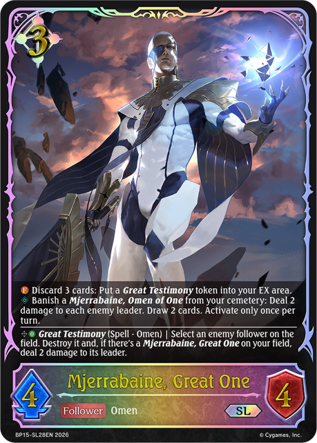 Mjerrabaine, Great One 