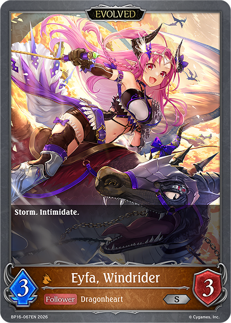 Eyfa, Windrider (Evolved)