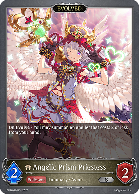 Angelic Prism Priestess (Evolved)