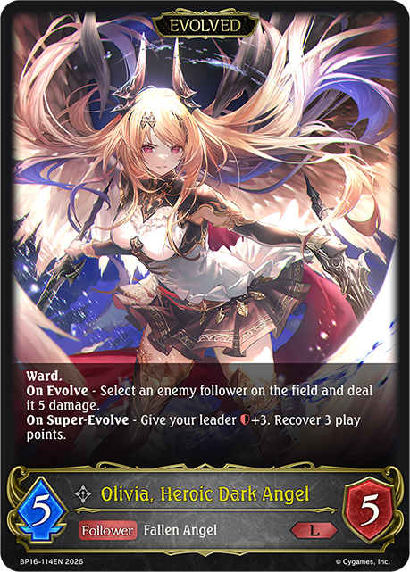 Olivia, Heroic Dark Angel (Evolved)