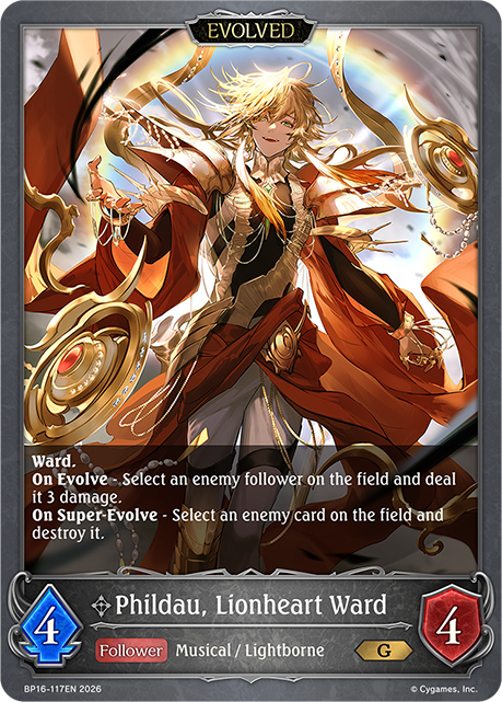 Phildau, Lionheart Ward (Evolved)