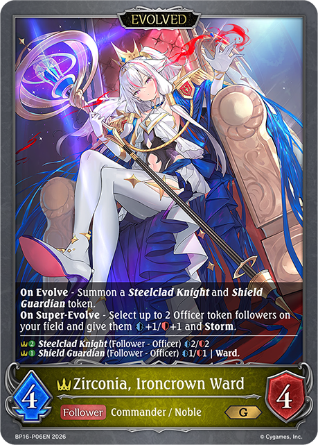 Zirconia, Ironcrown Ward (Evolved) 