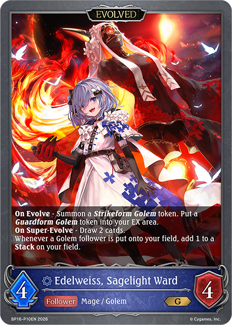 Edelweiss, Sagelight Ward (Evolved) 