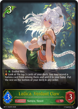 Ladica, Verdant Claw