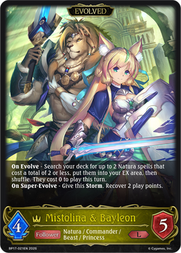 Mistolina & Bayleon (Evolved)