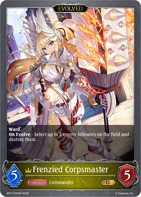 Frenzied Corpsmaster (Evolved)