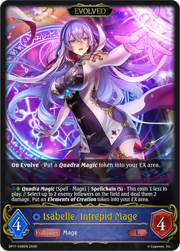 Isabelle, Intrepid Mage (Evolved)