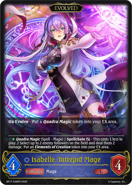 Isabelle, Intrepid Mage (Evolved)