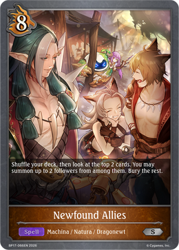 Newfound Allies
