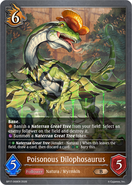 Poisonous Dilophosaurus