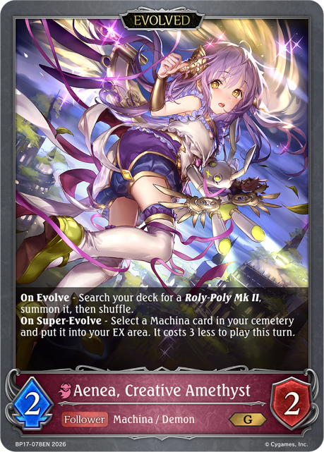 Aenea, Creative Amethyst (Evolved)
