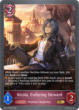 Nicola, Enduring Steward