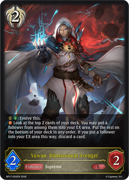 Yuwan, Dimensional Avenger