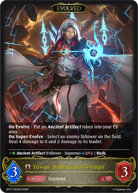 Yuwan, Dimensional Avenger (Evolved)