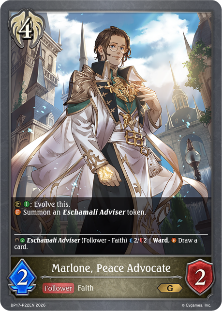 Marlone, Peace Advocate 