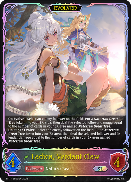Ladica, Verdant Claw (Evolved) 