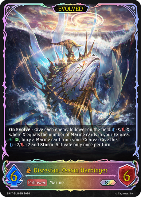 Disrestan, Ocean Harbinger (Evolved) 