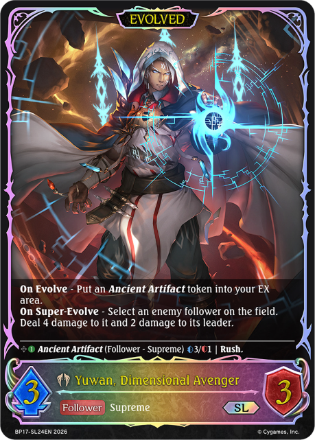 Yuwan, Dimensional Avenger (Evolved) 