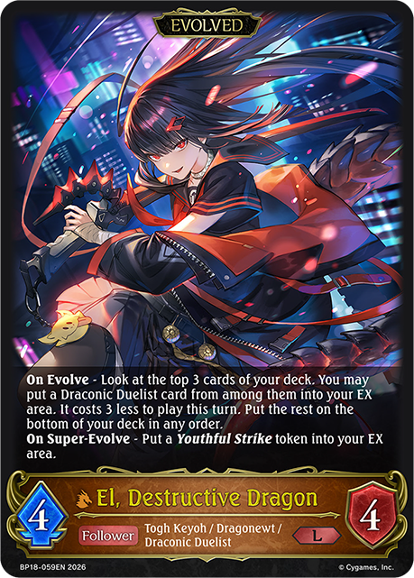 El, Destructive Dragon (Evolved)