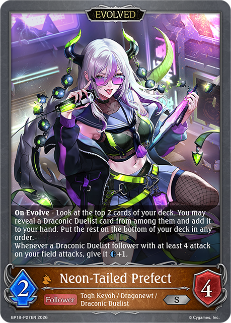 Neon-Tailed Prefect (Evolved) 
