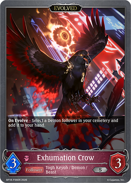 Exhumation Crow (Evolved) 
