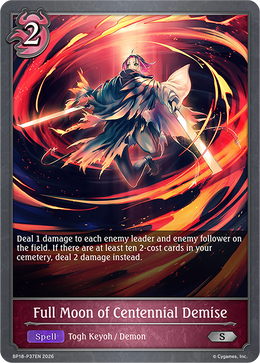 Full Moon of Centennial Demise 