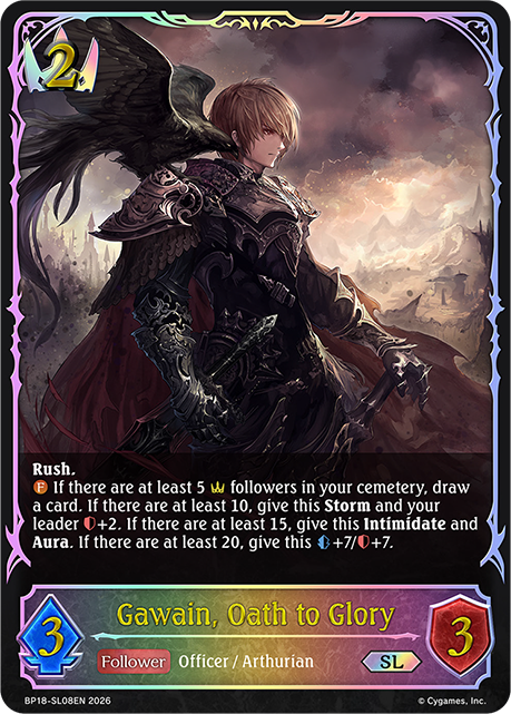 Gawain, Oath to Glory 