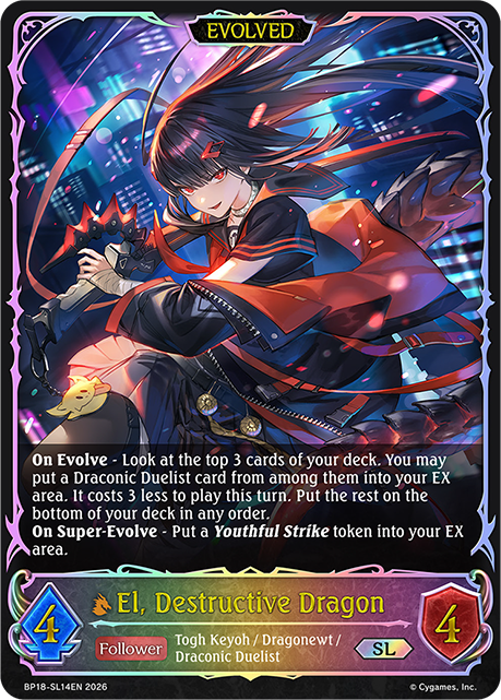 El, Destructive Dragon (Evolved) 
