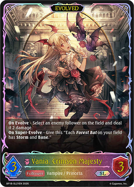 Vania, Crimson Majesty (Evolved) 