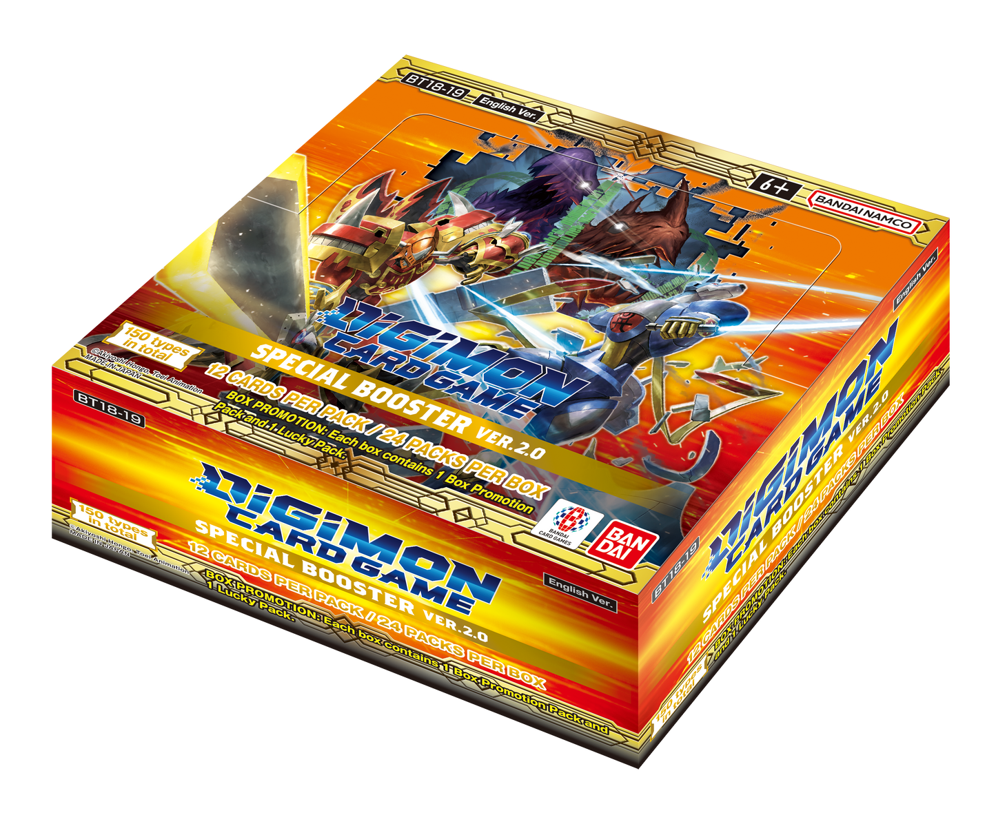 Booster spécial du jeu de cartes Digimon Ver2.0 (BT18-BT19)