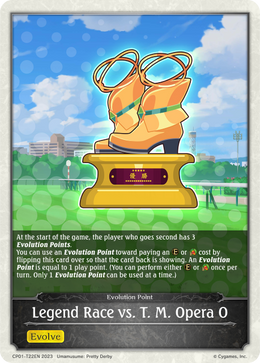Legend Race vs. T. M. Opera O