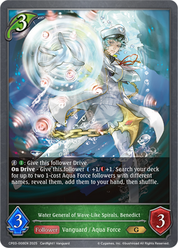 Water General of Wave-Like Spirals, Benedict