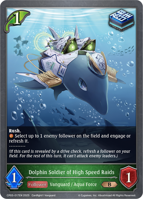 Dolphin Soldier of High Speed Raids